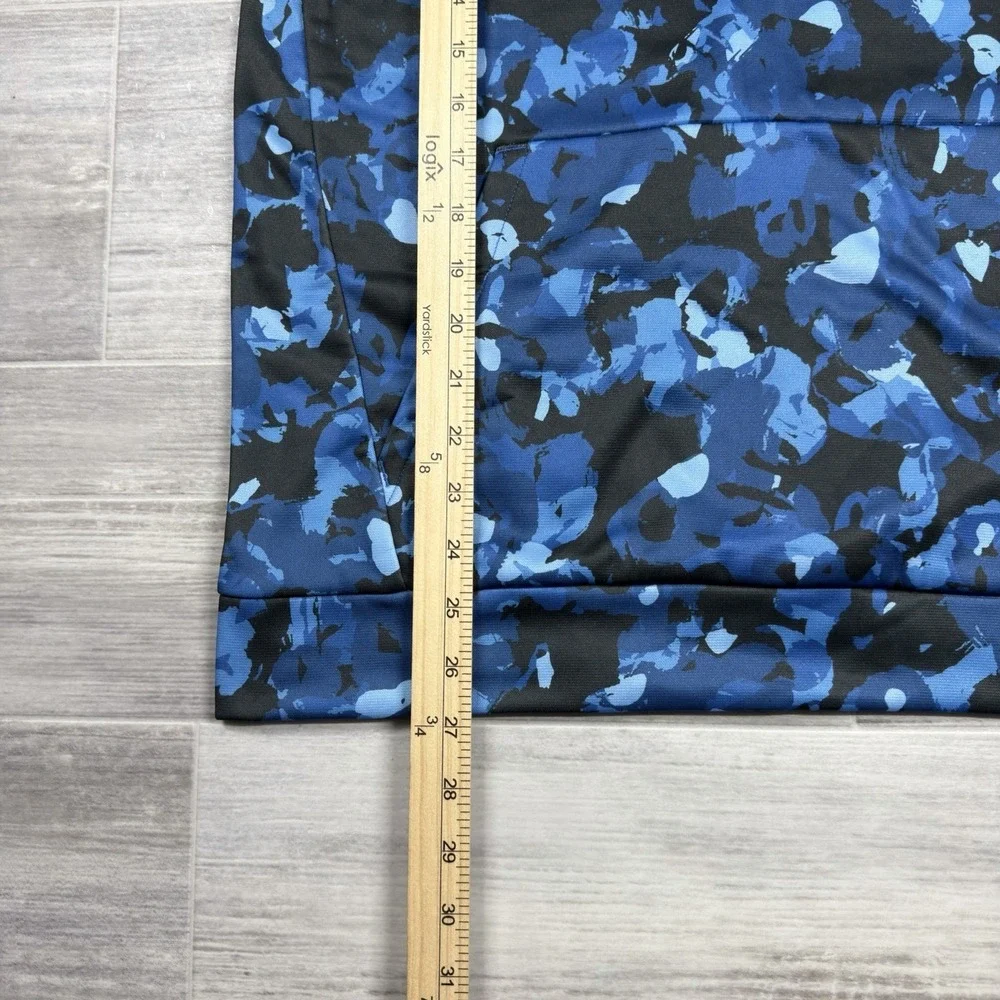 Under Armour Logo Blue Camo Pullover Hoodie Lightweight Boys‎ Youth Size XL NWT